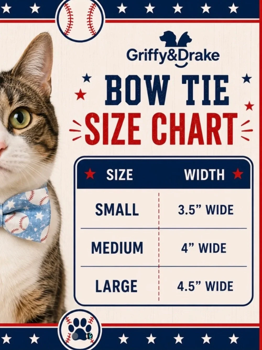 Griffy & Drake Dog Bow Tie